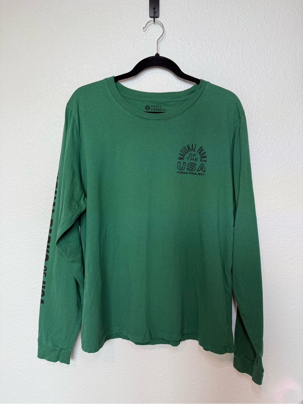 Parks Project Women’s Green Long-Sleeve Graphic Tee